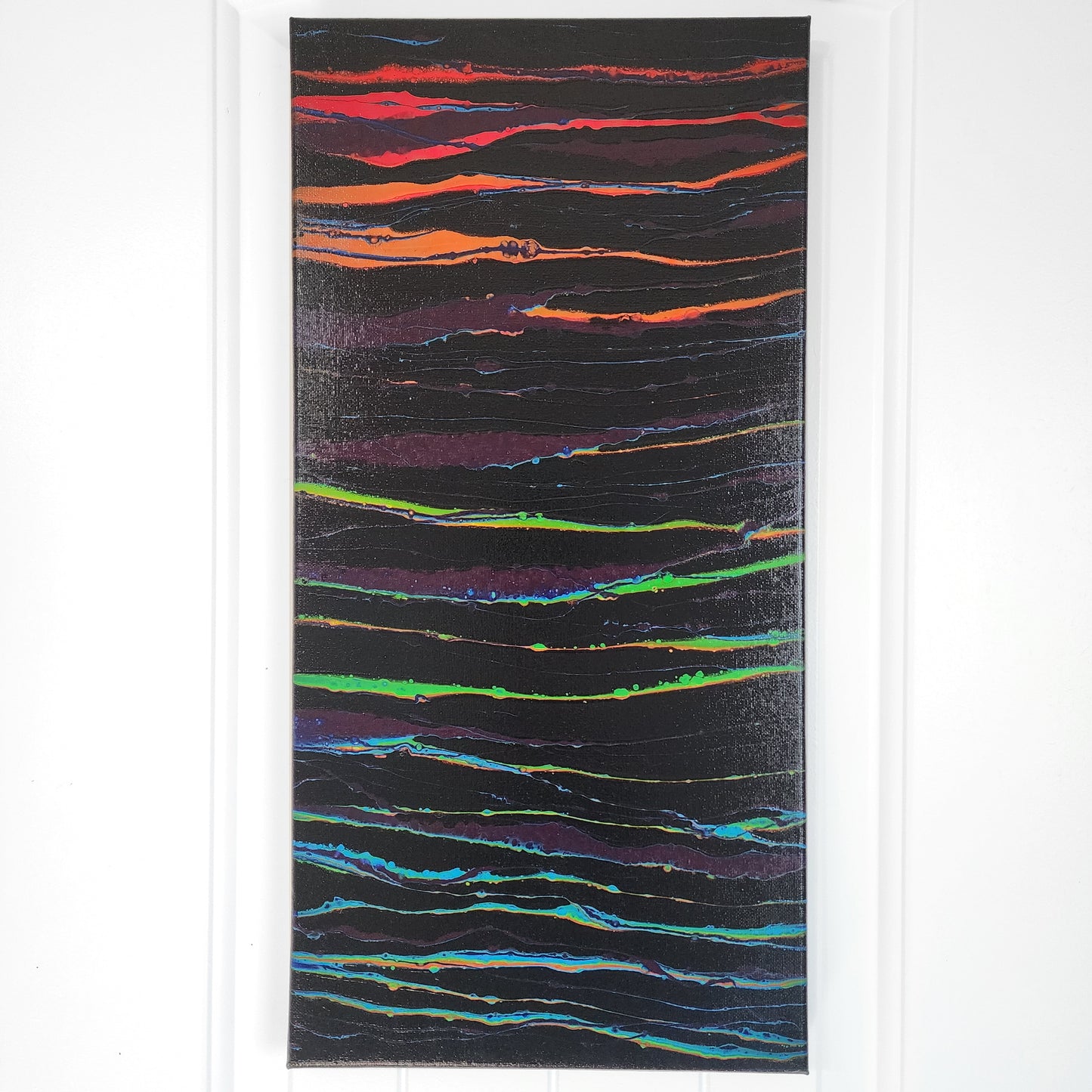 10x20 Rainbow Stripes UV Painting