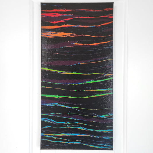 10x20 Rainbow Stripes UV Painting