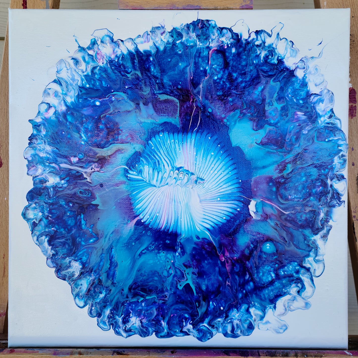 12x12 Flower Bottom Painting