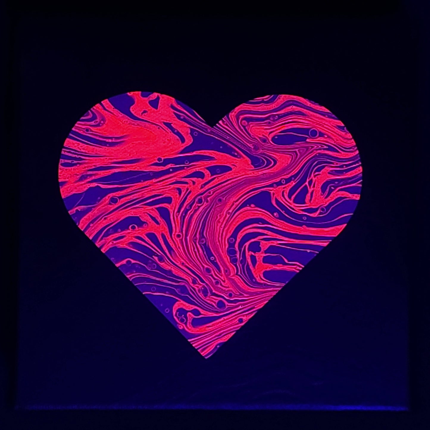 4 pc. "PLUR" Paintings