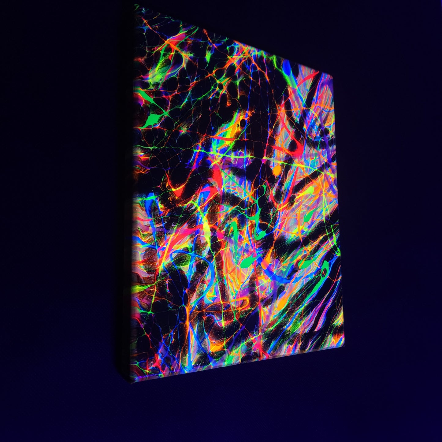 8x10 Neon "90s Vibe" Painting