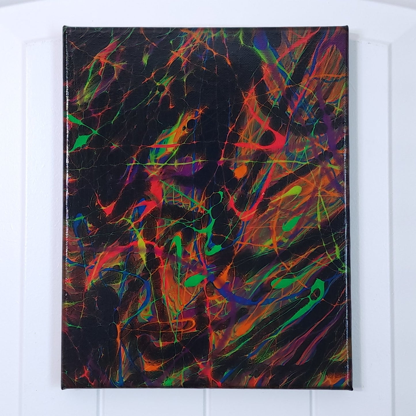 8x10 Neon "90s Vibe" Painting