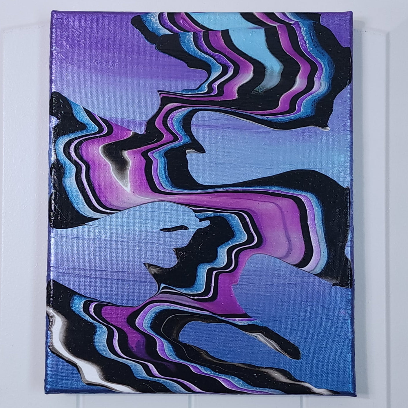 8x10 Metallic Painting