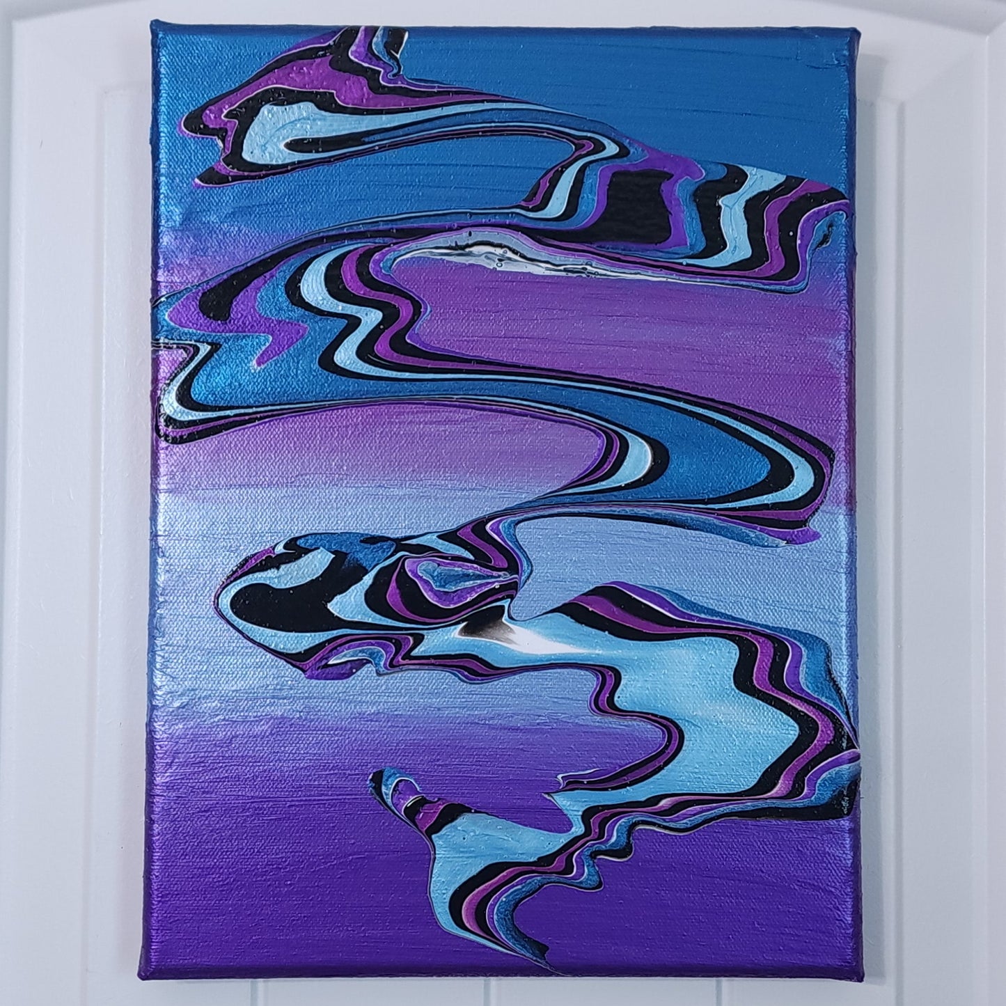 9x12 Metallic Painting