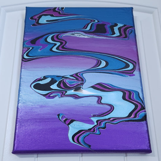 9x12 Metallic Painting