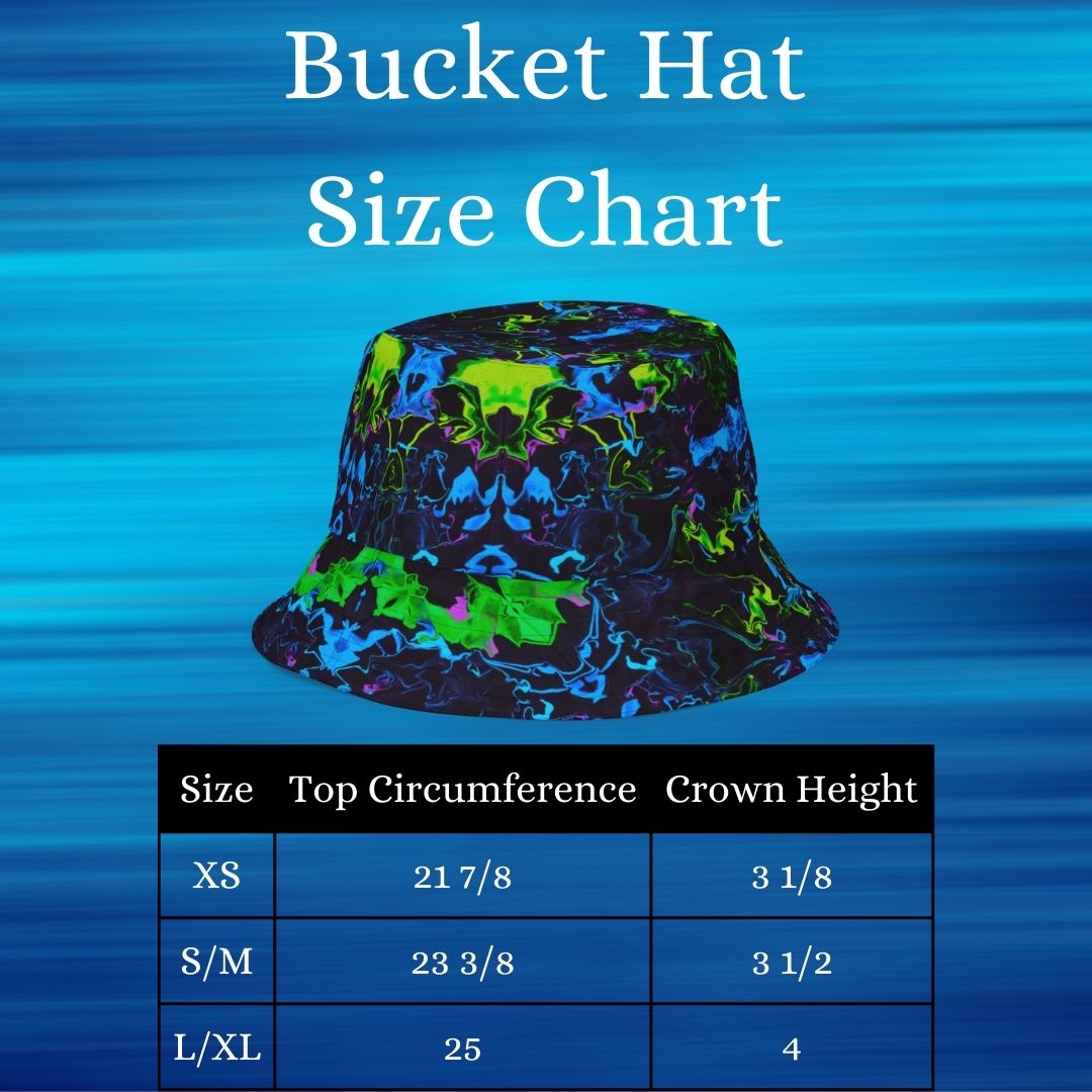 90s Vibe Reversible Bucket Hat