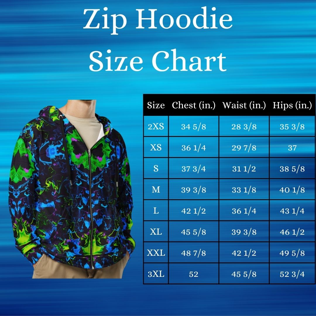 90s Vibe Unisex Zip Hoodie