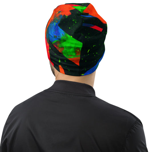 Neon Fracture Beanie