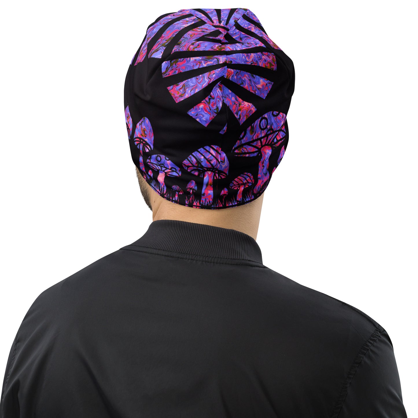 Sunshine & Shrooms (Purple) Beanie