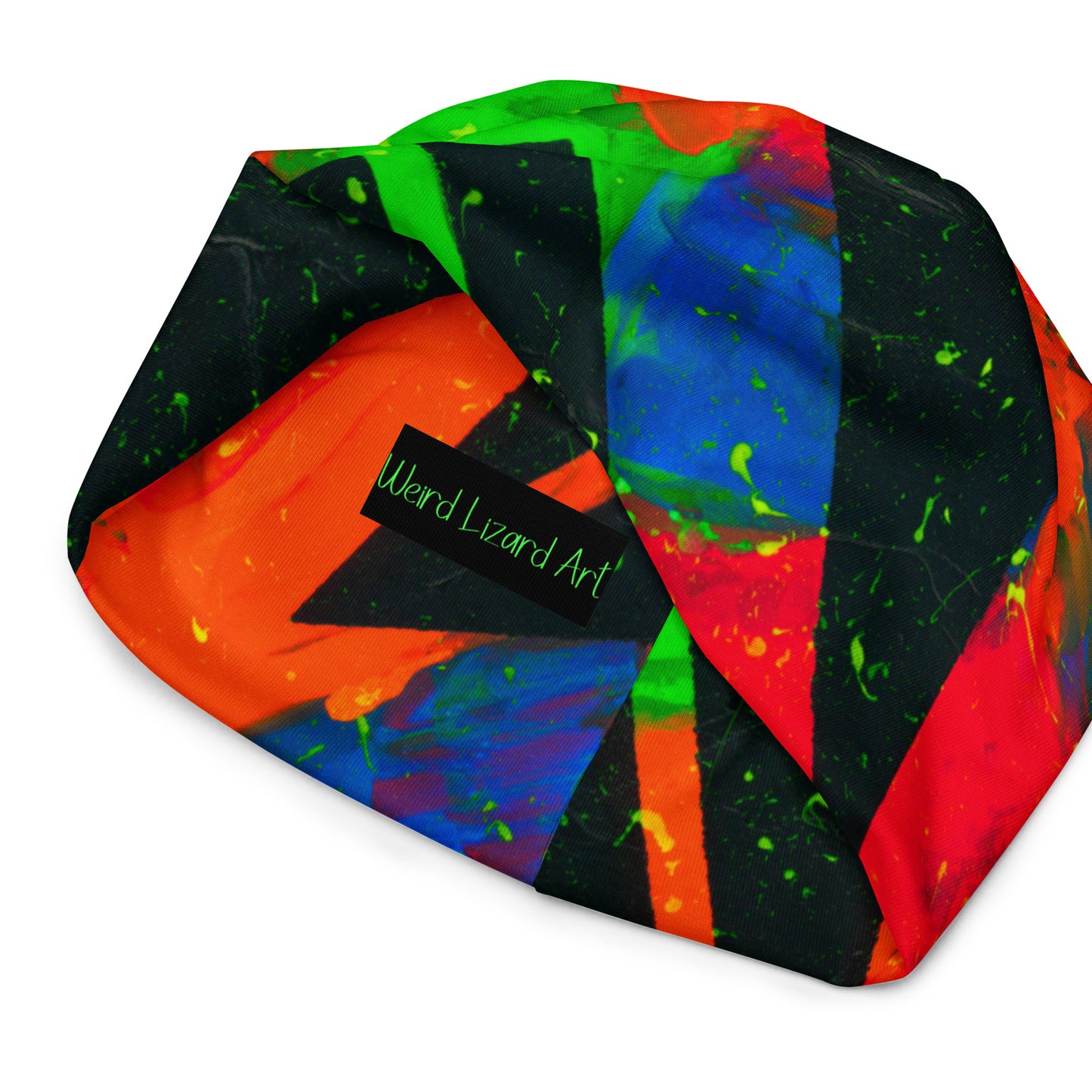 Neon Fracture Beanie