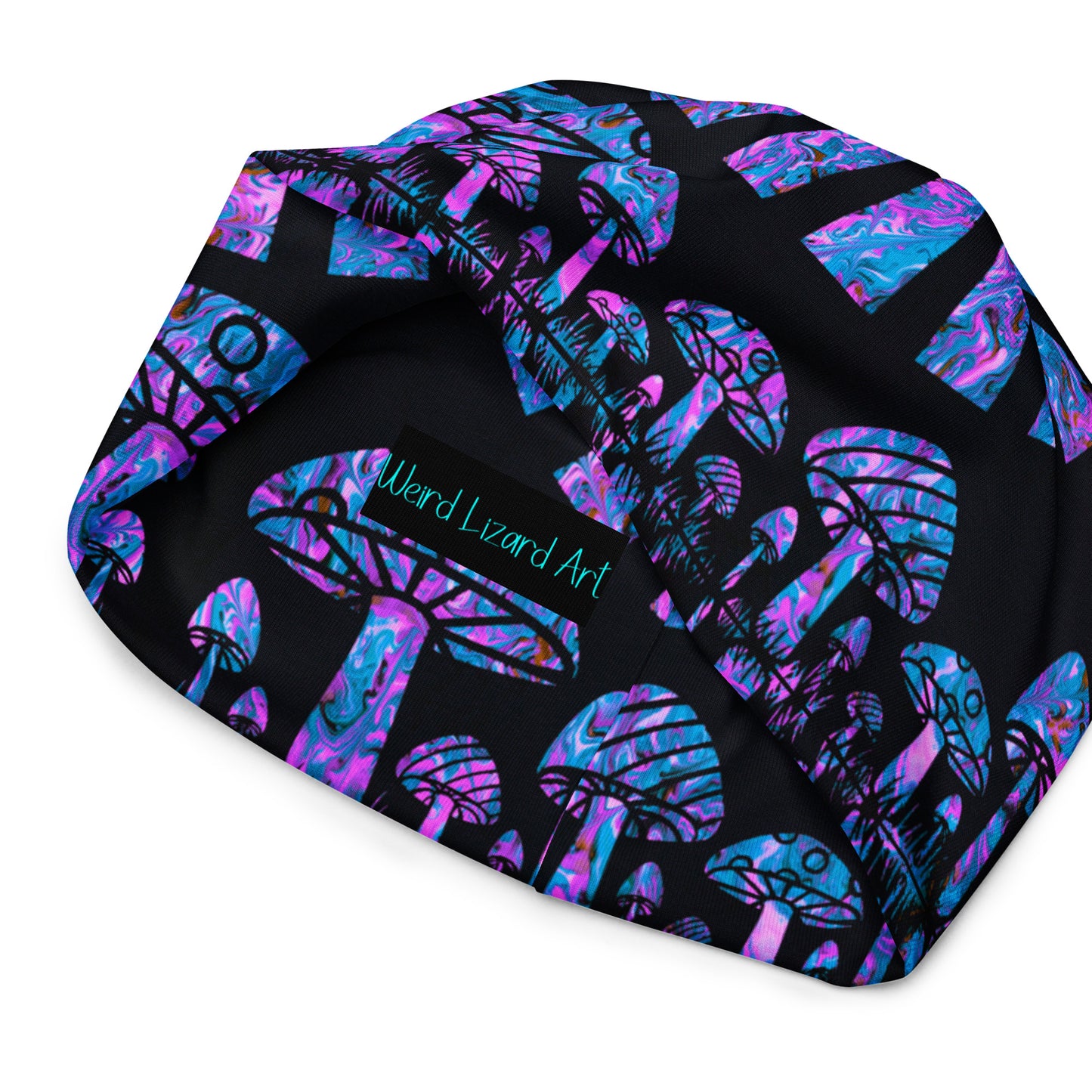 Sunshine & Shrooms (Blue) Beanie