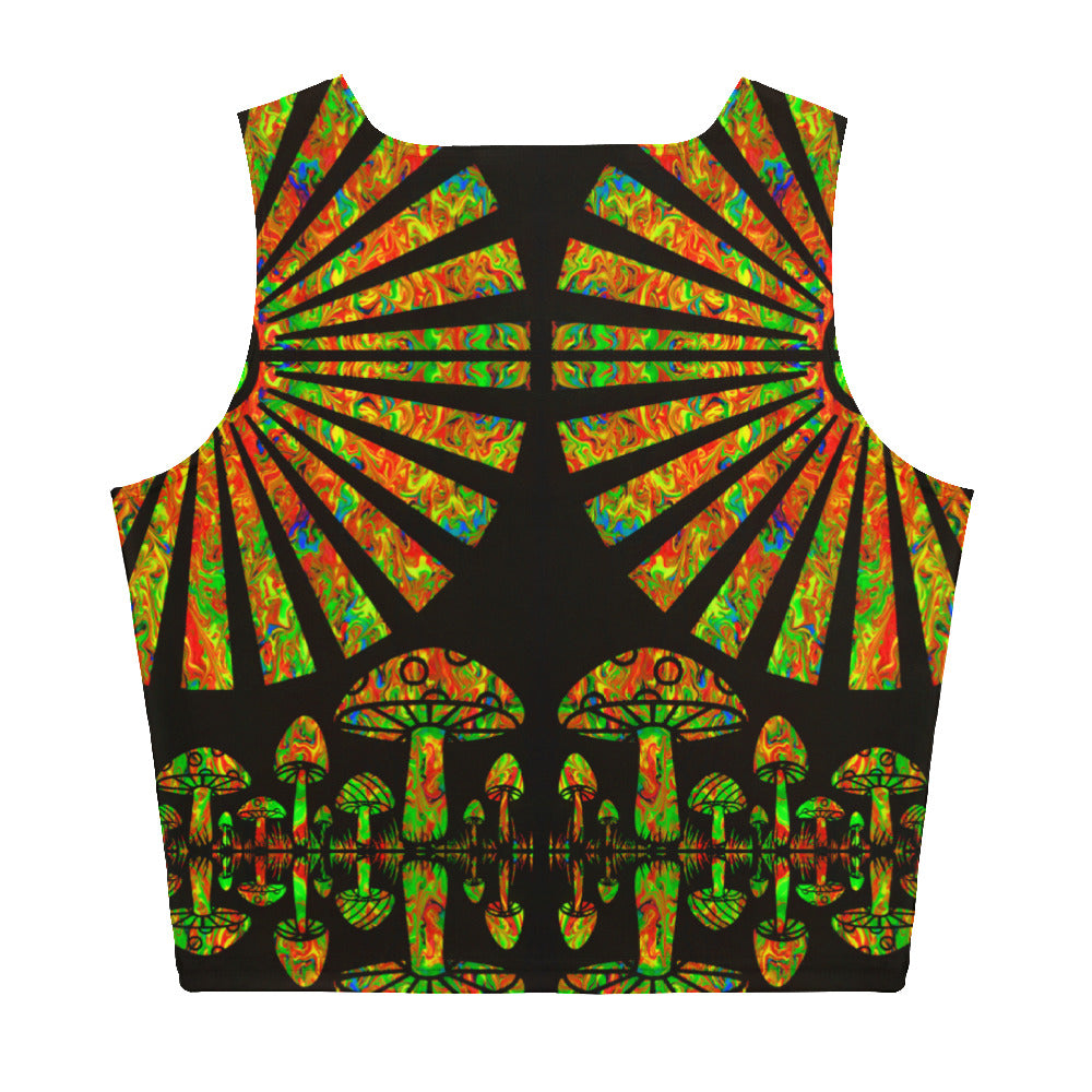 Sunshine & Shrooms Crop Top