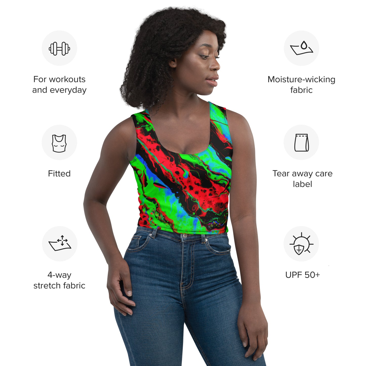 Toxic Decay Crop Top