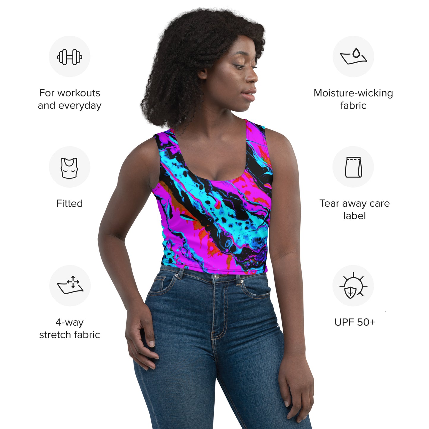 Toxic Decay 2 Crop Top