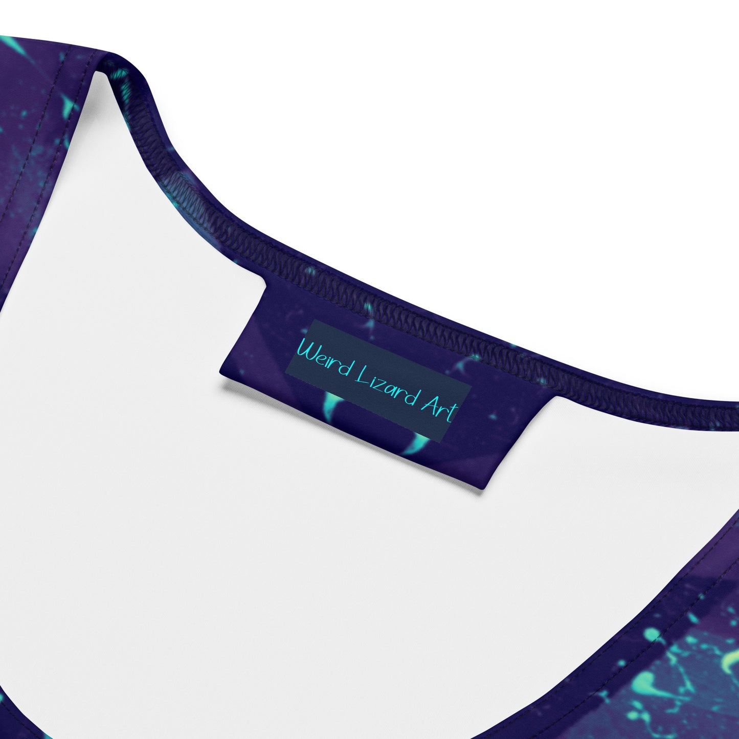 Neon Fracture 3 Crop Top