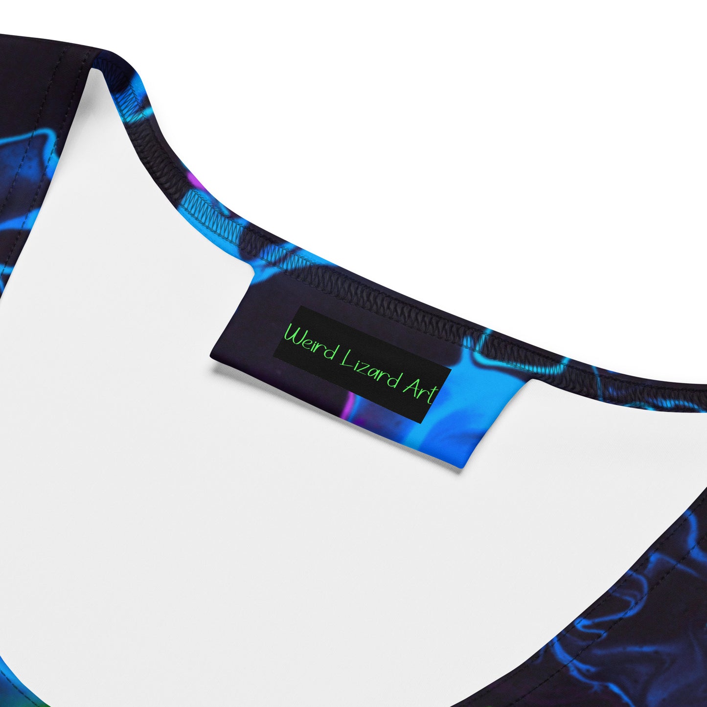 Neon Vapors 2 Crop Top