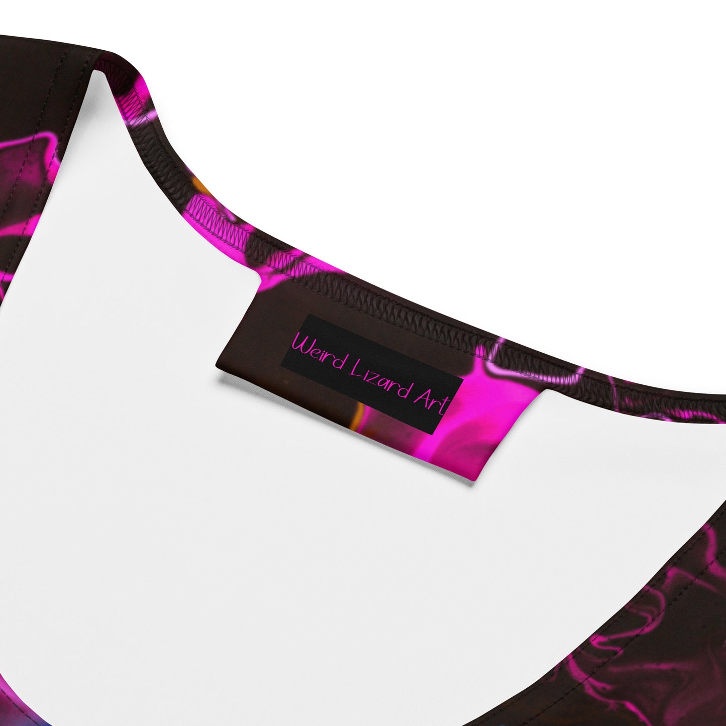 Neon Vapors 3 Crop Top