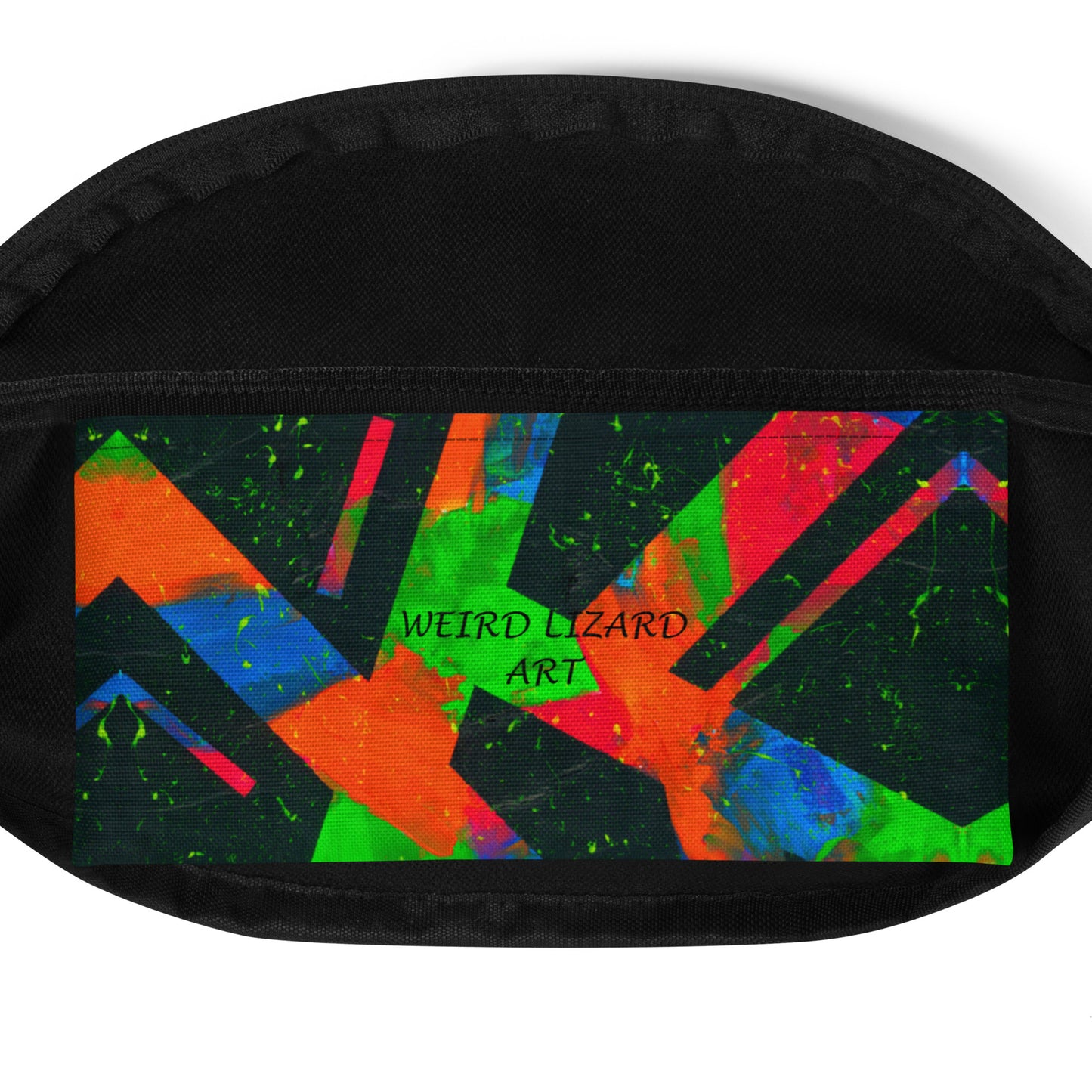 Neon Fracture Fanny Pack