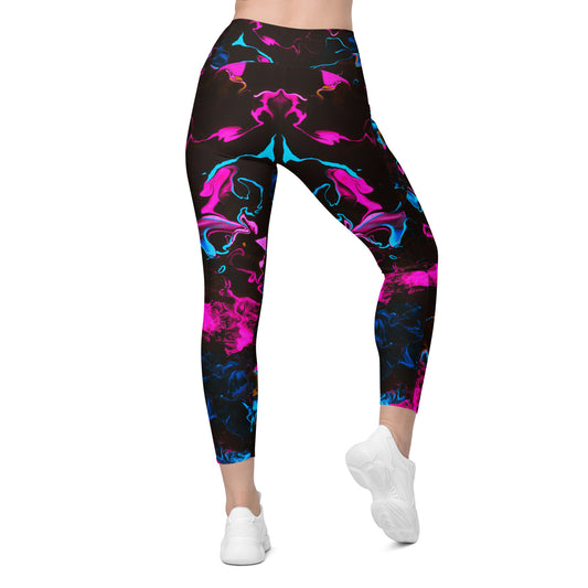 Neon Vapors 3 Leggings w/ Pockets