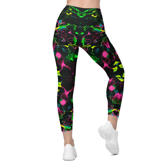 Neon Vapors Leggings w/ Pockets