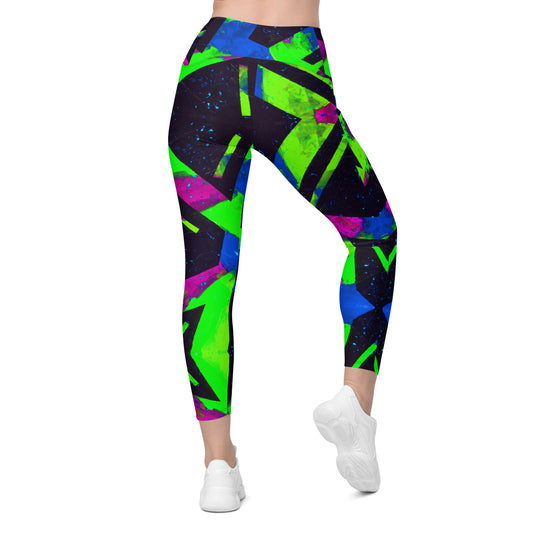 Neon Fracture 2 Leggings w/ Pockets