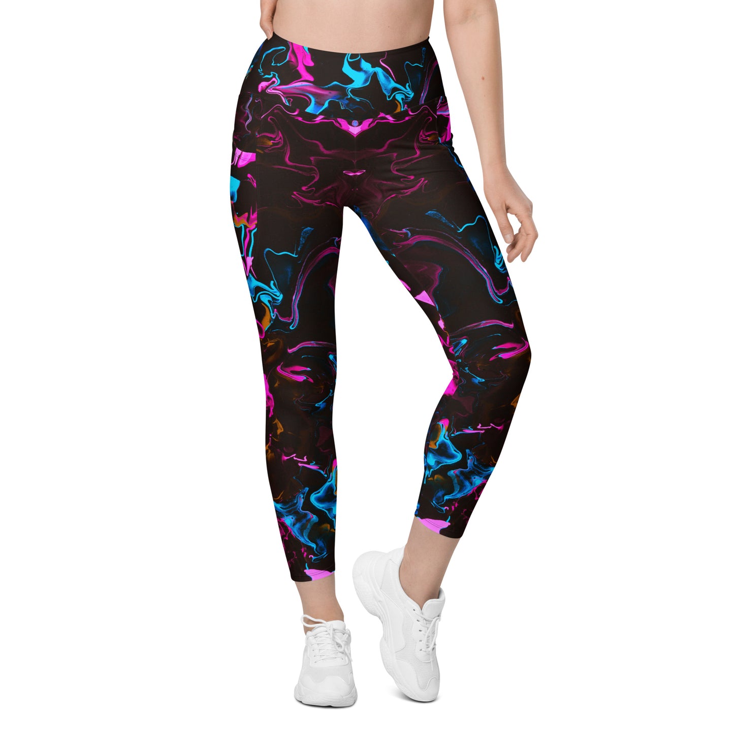 Neon Vapors 3 Leggings w/ Pockets