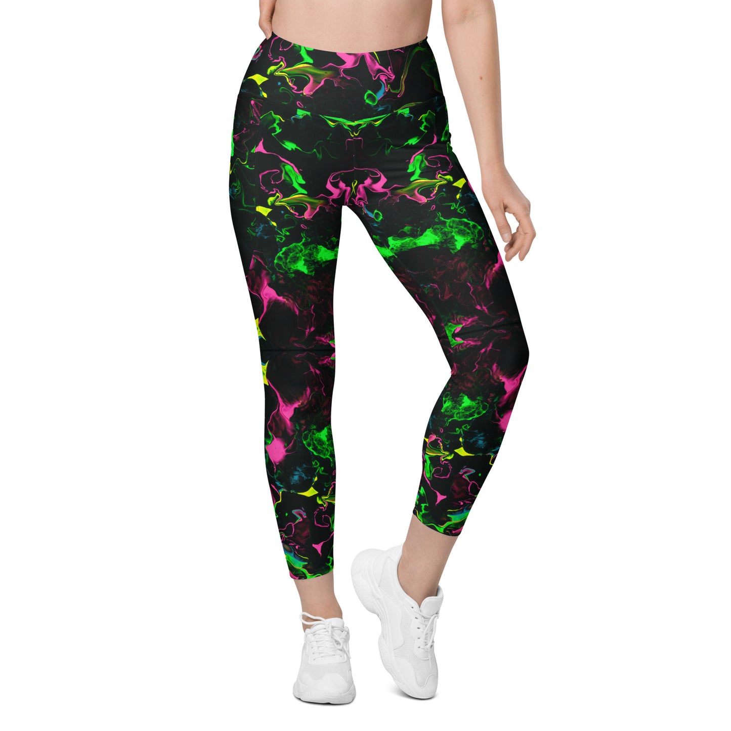 Neon Vapors Leggings w/ Pockets