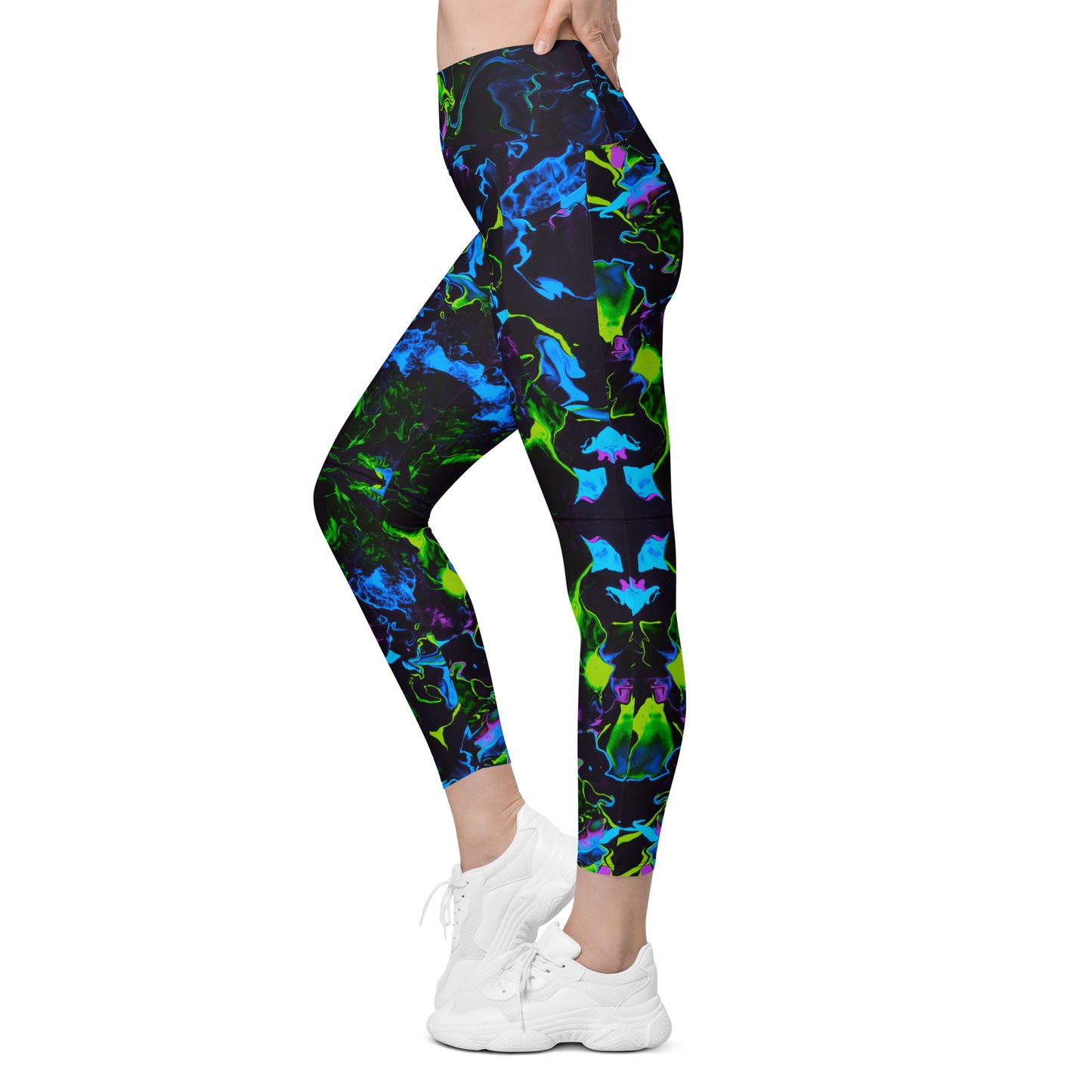 Neon Vapors 2 Leggings w/ Pockets