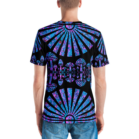 Sunshine & Shrooms (Blue) Men's T-Shirt