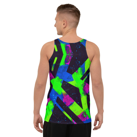 Neon Fracture 2 Unisex Tank Top