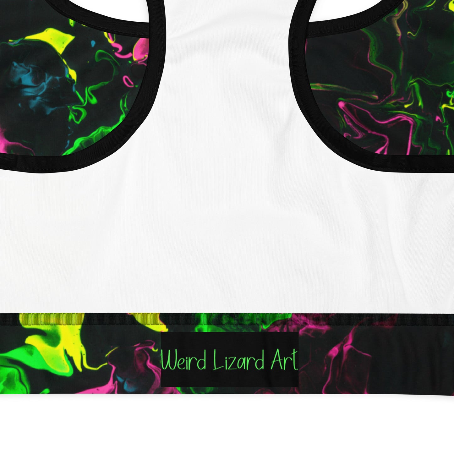 Neon Vapors Padded Sports Bra