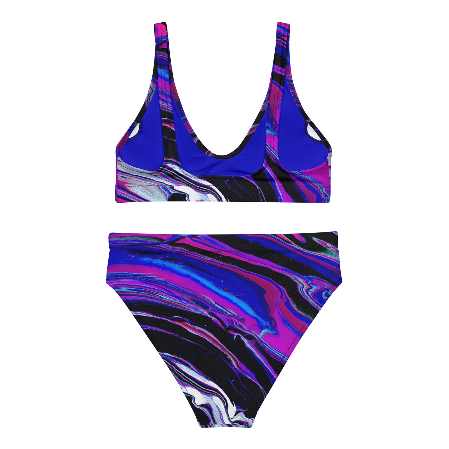 Melted Recycled High-Waisted Bikini