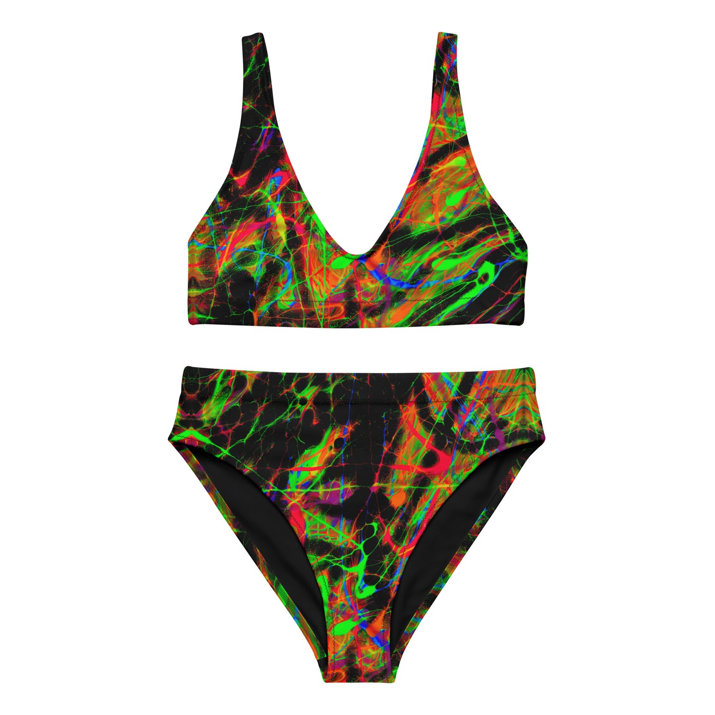 90s Vibe Recycled High-Waisted Bikini