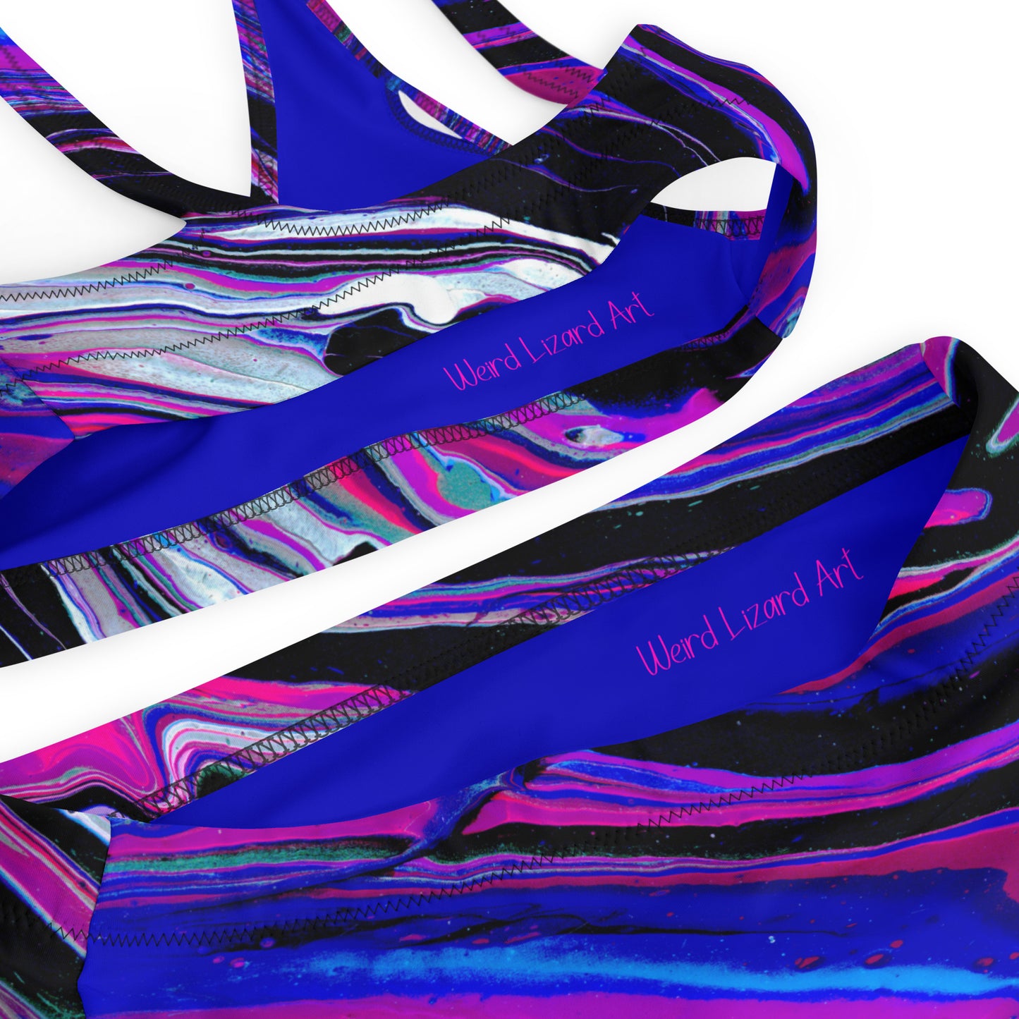 Melted Recycled High-Waisted Bikini