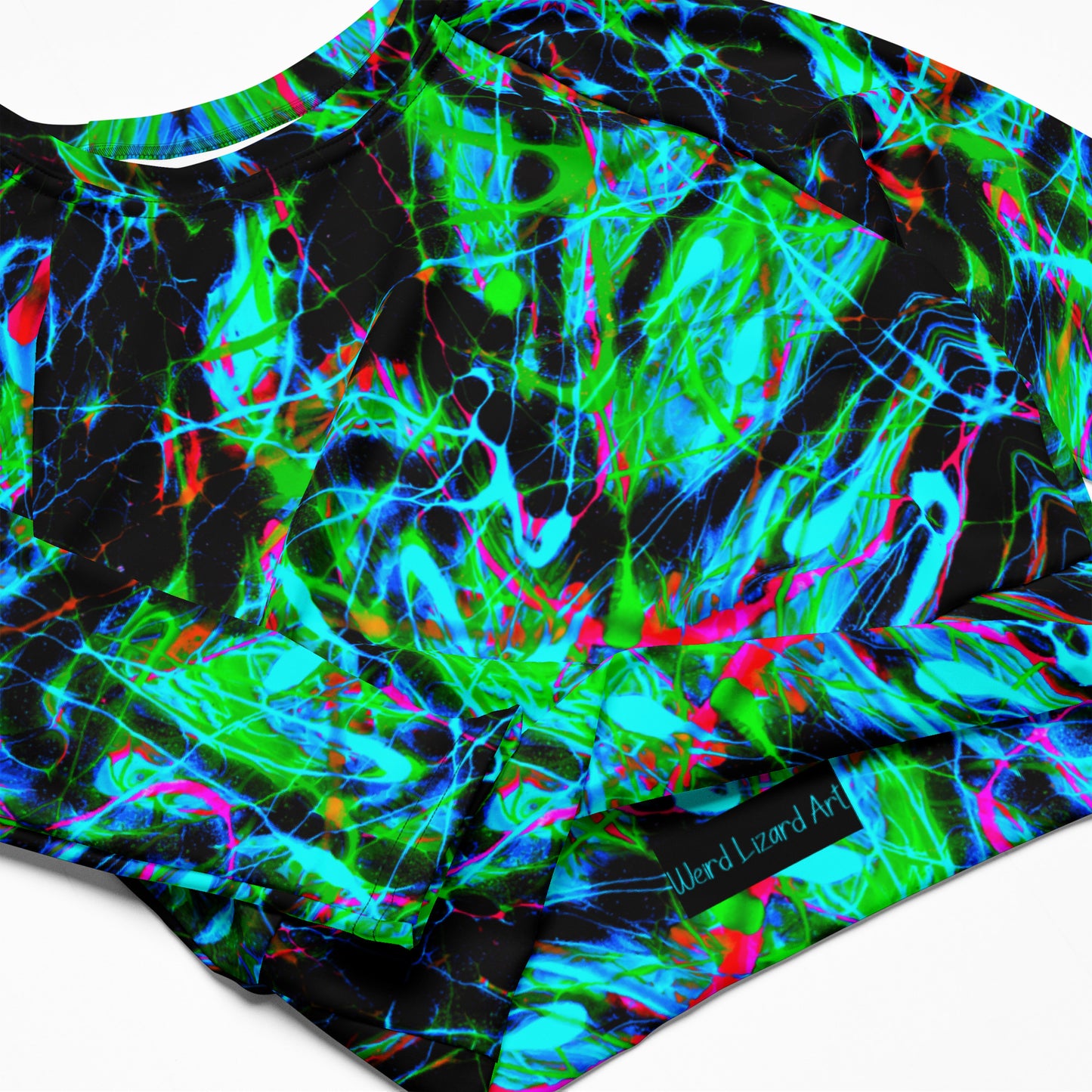 90s Vibe 2 Recycled Long-Sleeve Crop Top
