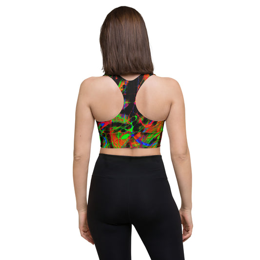 90s Vibe Recycled Longline Sports Bra