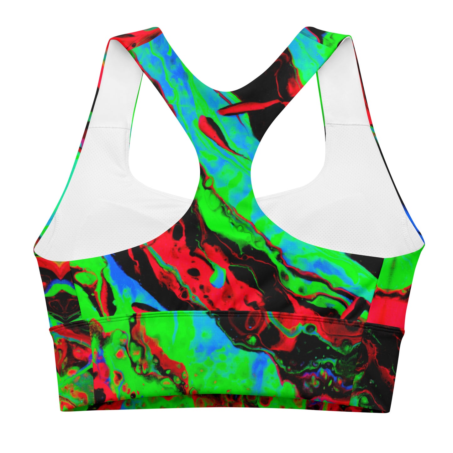 Toxic Decay Recycled Longline Sports Bra