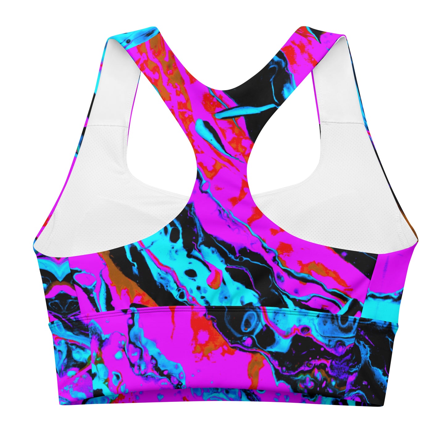 Toxic Decay 2 Recycled Longline Sports Bra