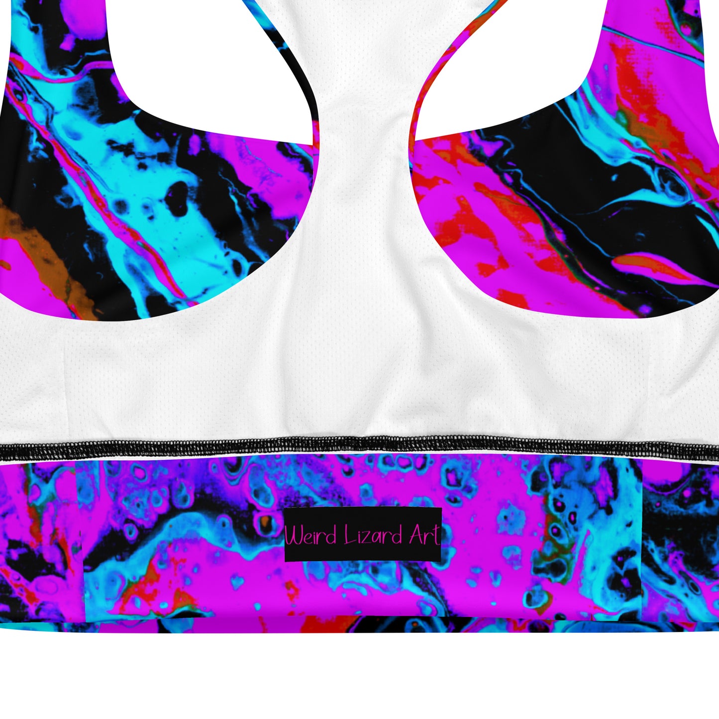 Toxic Decay 2 Recycled Longline Sports Bra