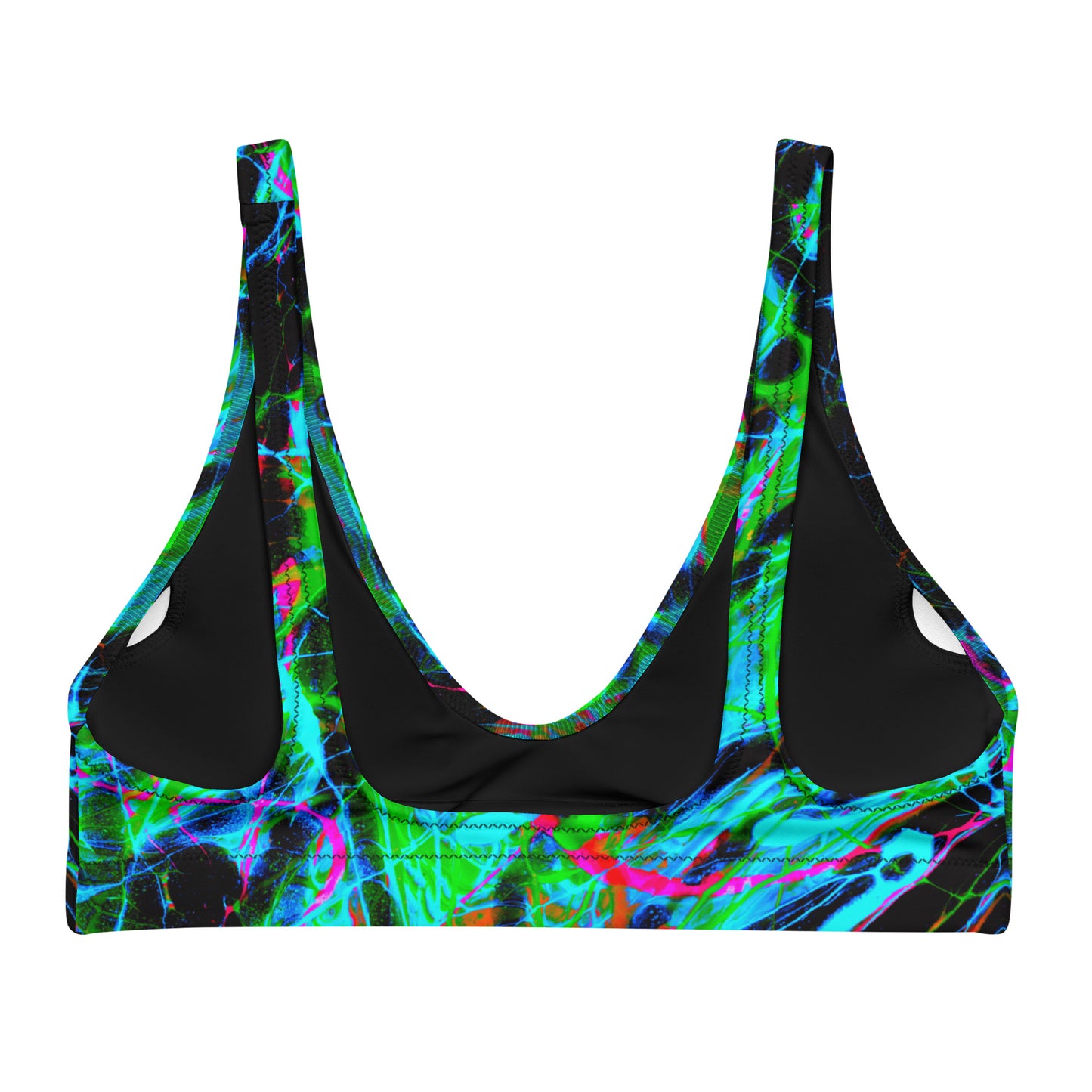 90s Vibe 2 Recycled Padded Bikini Top