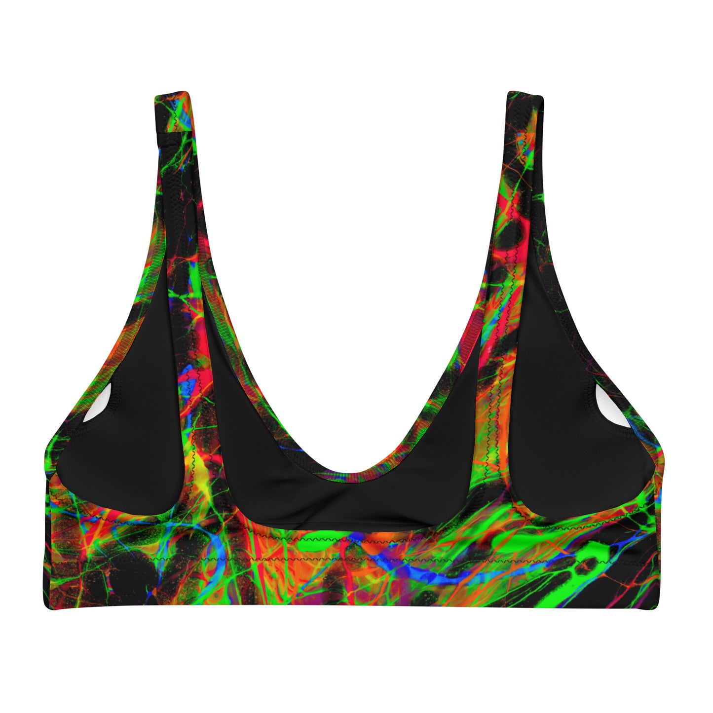 90s Vibe Recycled Padded Bikini Top