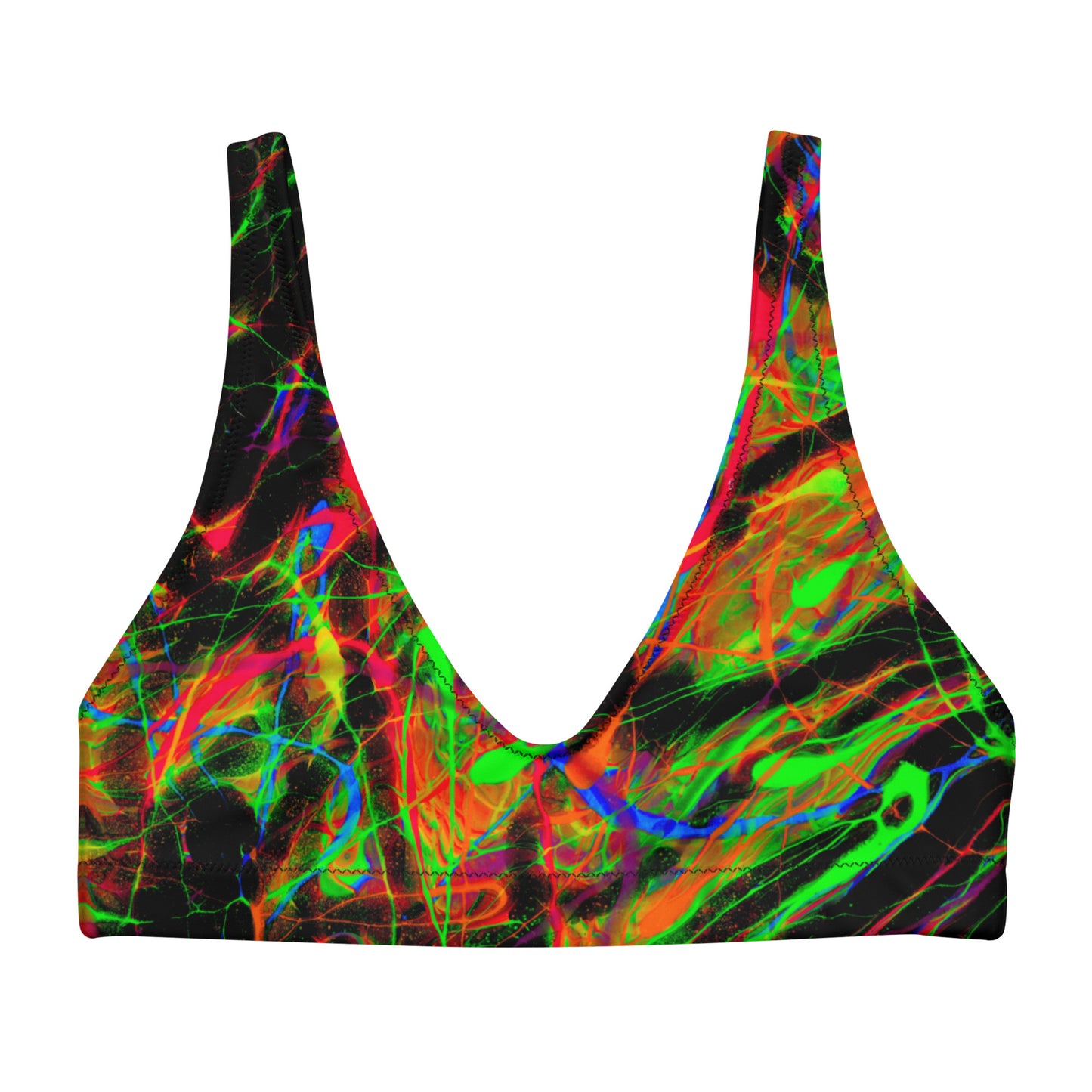 90s Vibe Recycled Padded Bikini Top