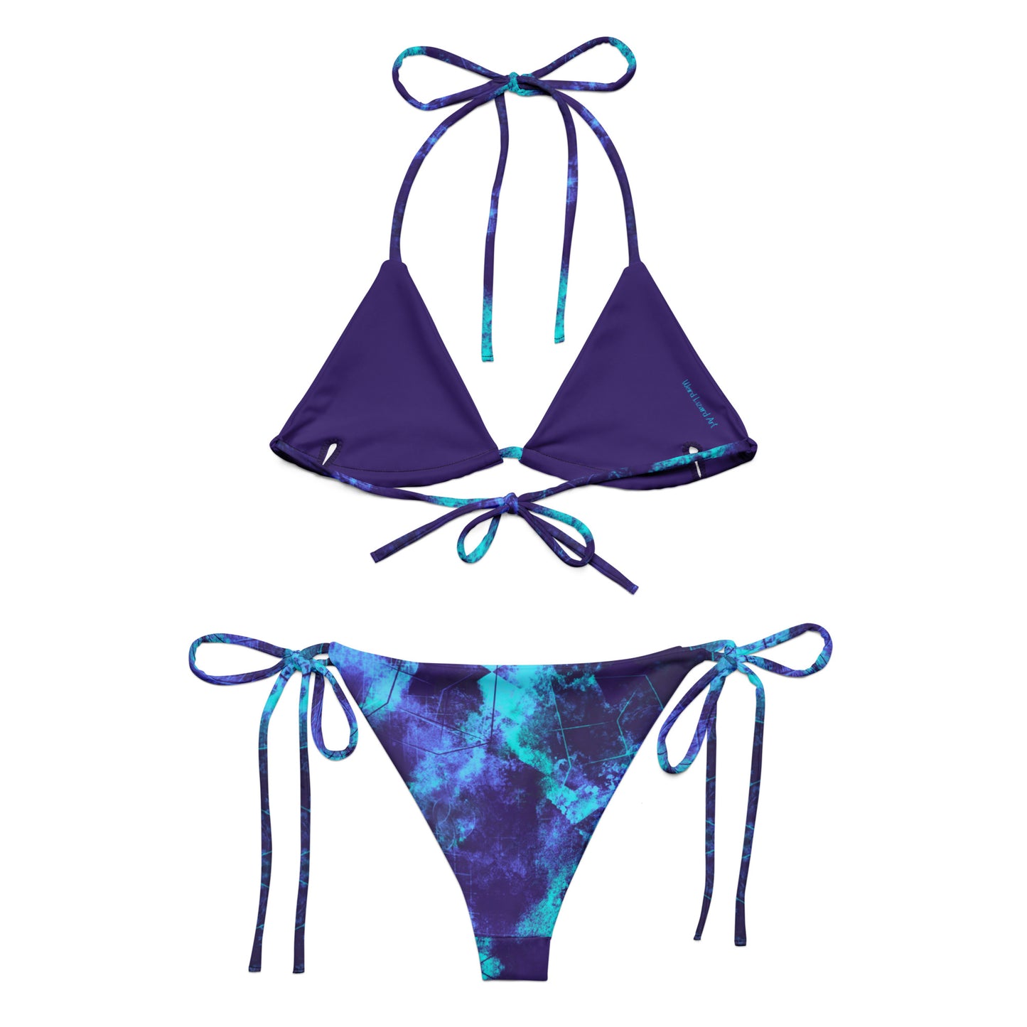 Dimensional Rift Recycled String Bikini