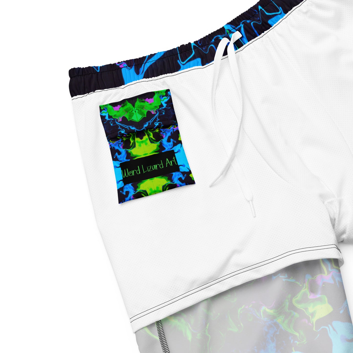 Neon Vapors 2 Recycled Swim Trunks