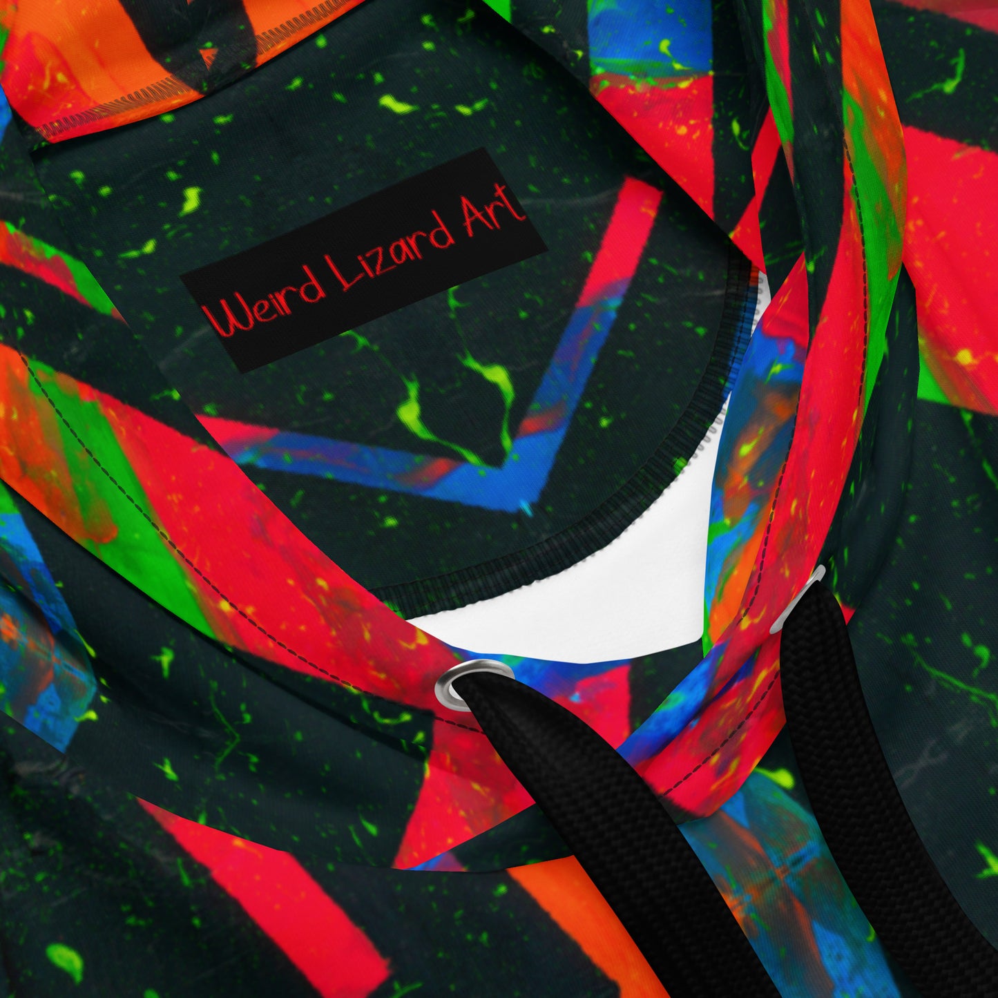 Neon Fracture Unisex Hoodie