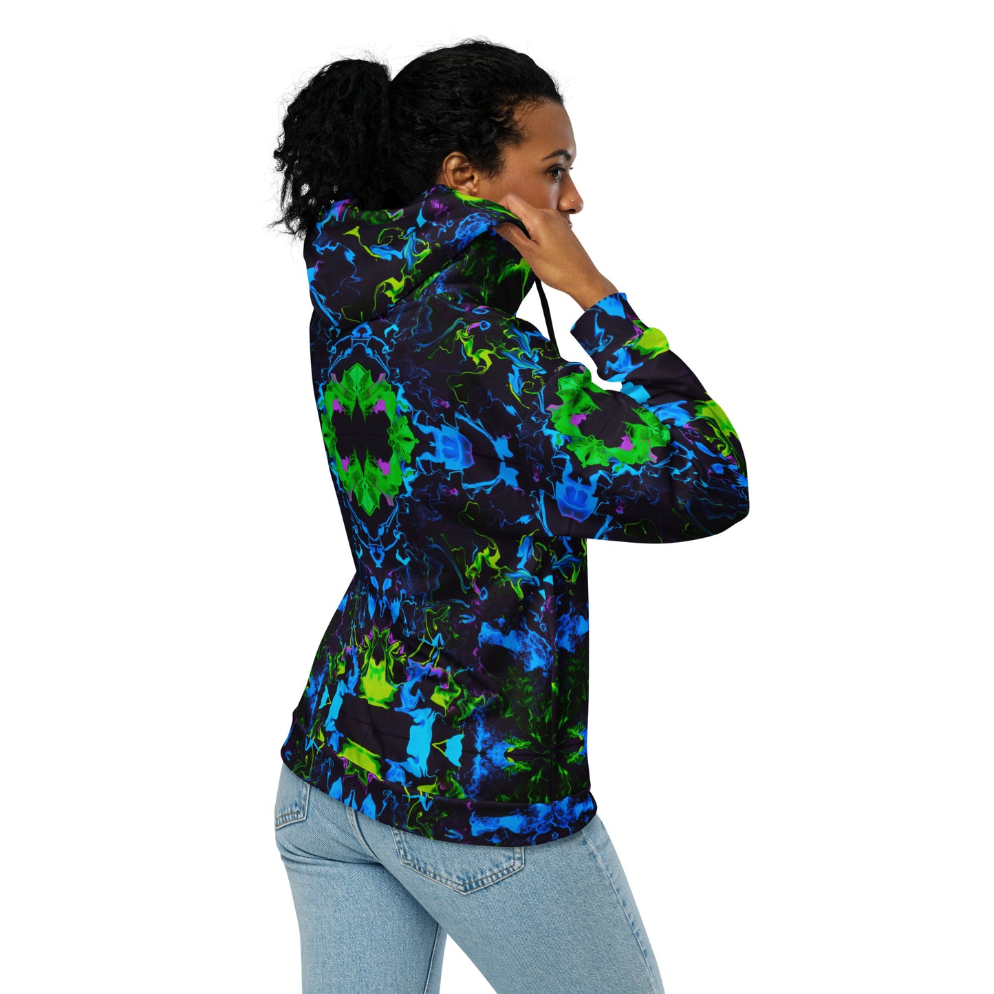 Neon Vapors 2 Unisex Zip Hoodie