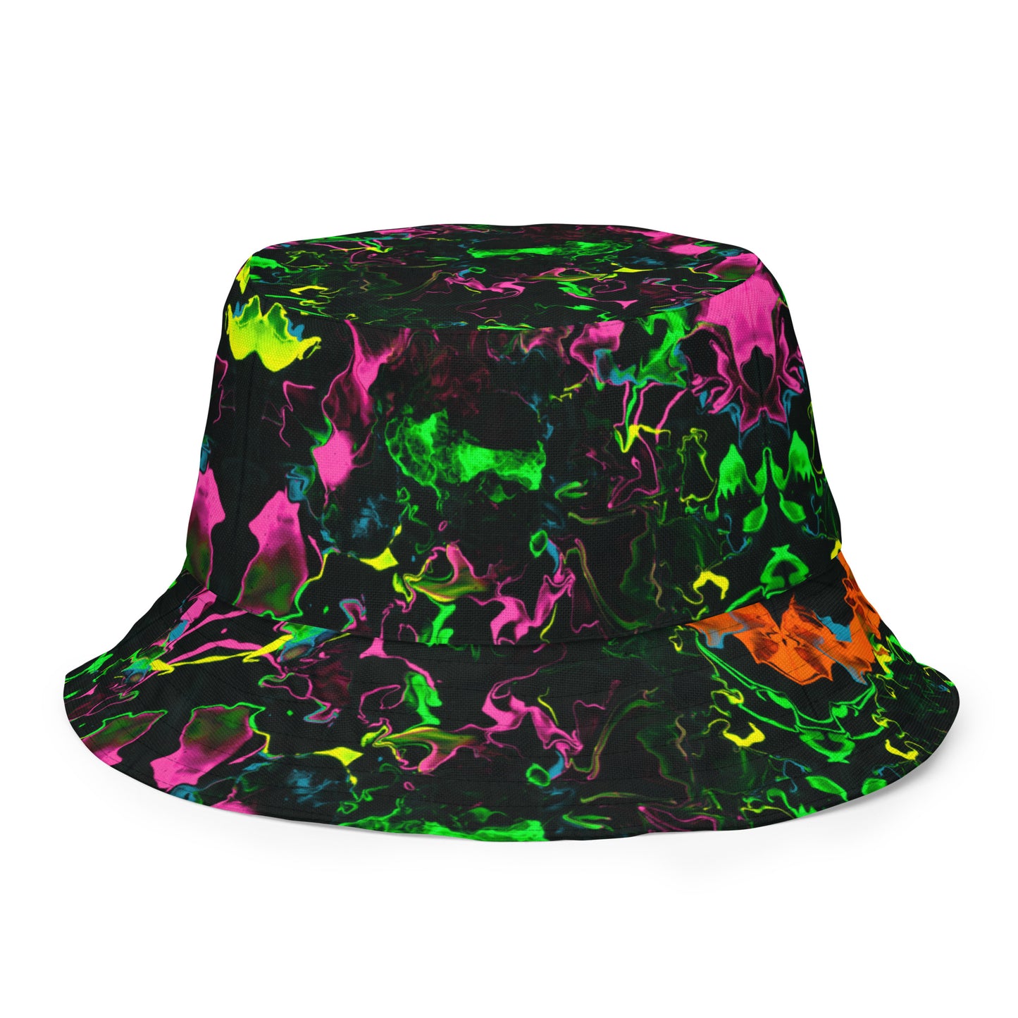 Neon Vapors Reversible Bucket Hat