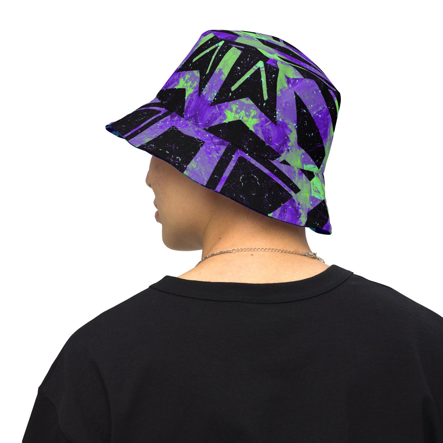 Neon Fracture 3 Reversible Bucket Hat
