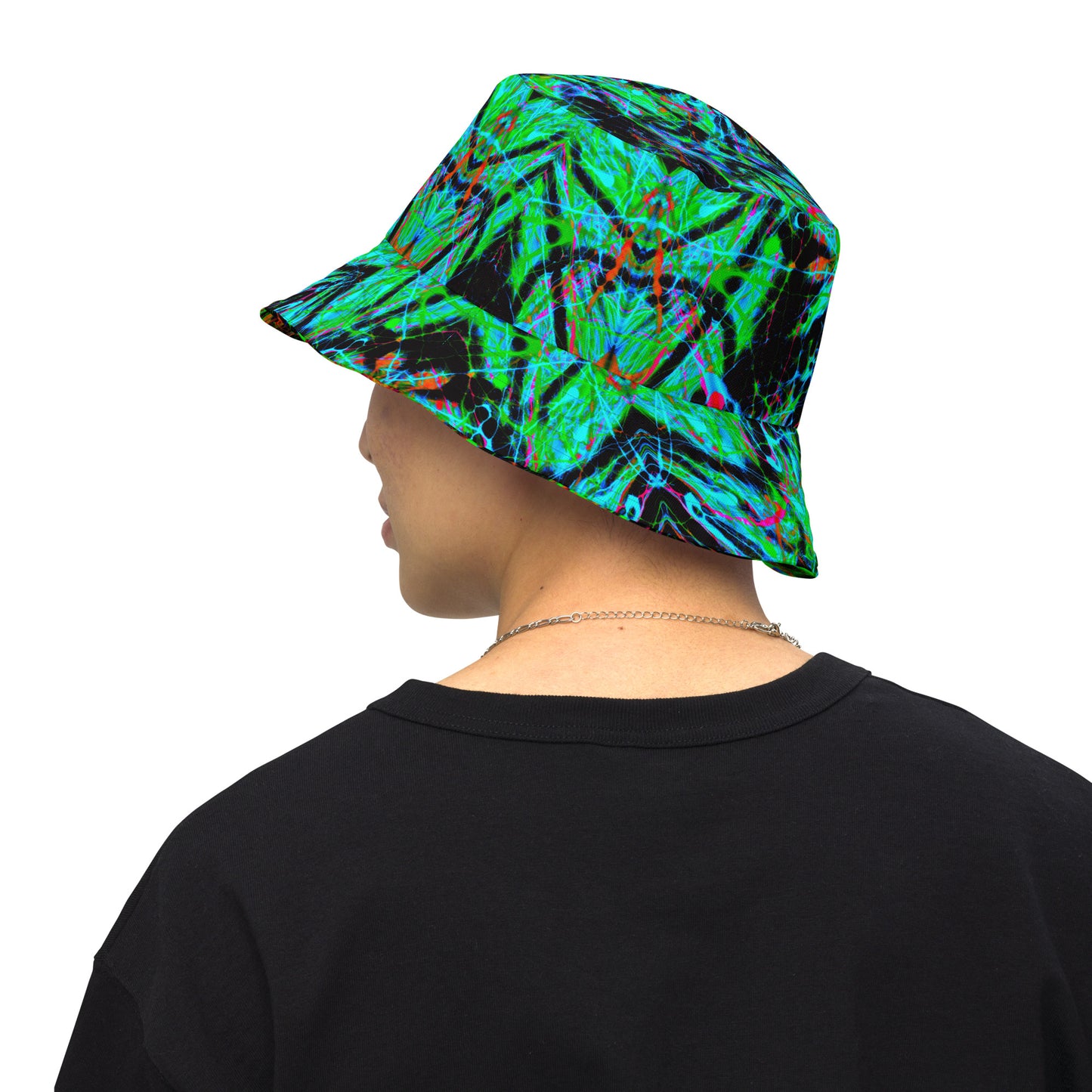 90s Vibe Reversible Bucket Hat
