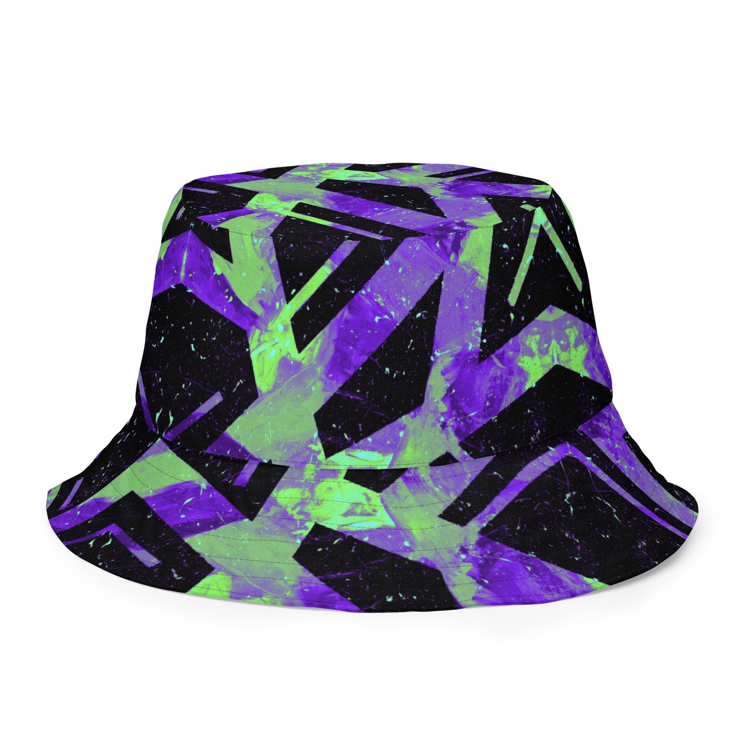 Neon Fracture 3 Reversible Bucket Hat